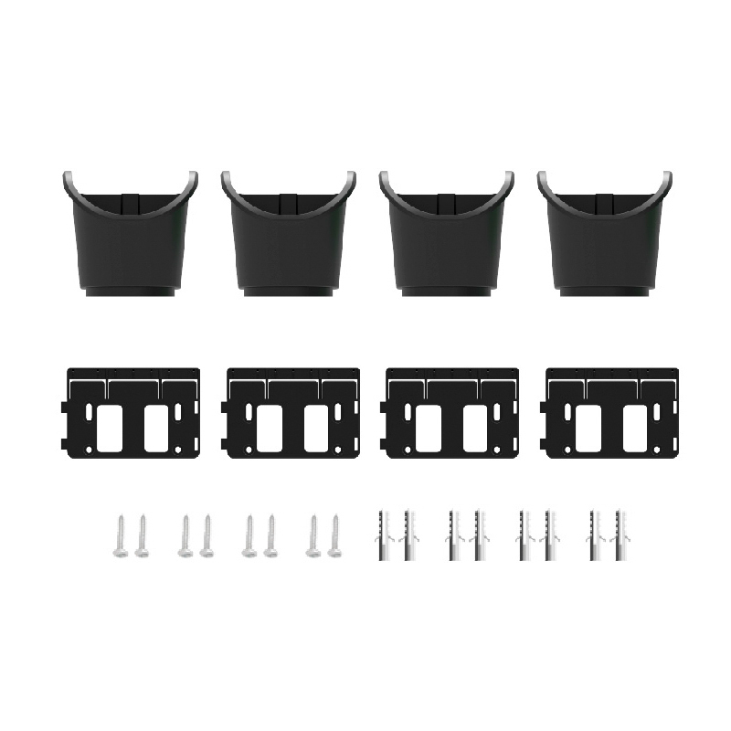 4盆DIY綠墻，包含4 x No 1掛盆，4 x掛條，8 x螺絲組 3211E